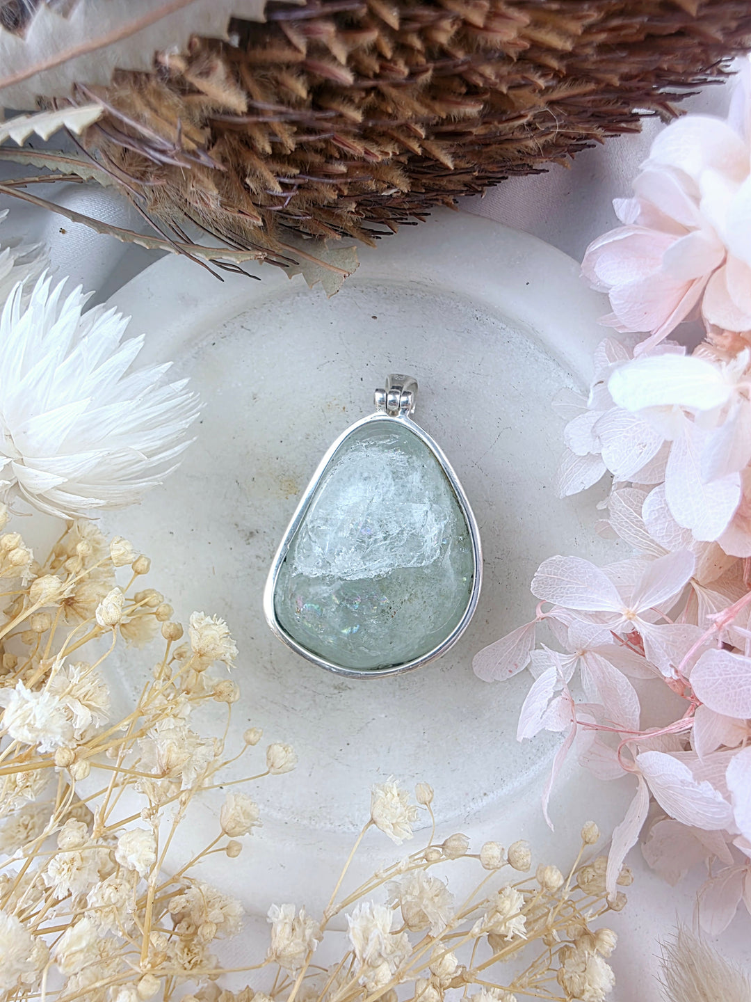 Topaz Silver Pendant