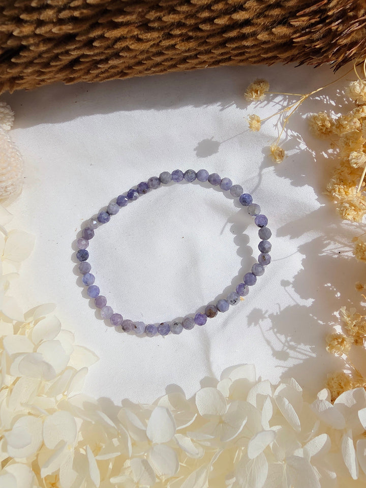 Tanzanite Faceted Bracelet - 4mm