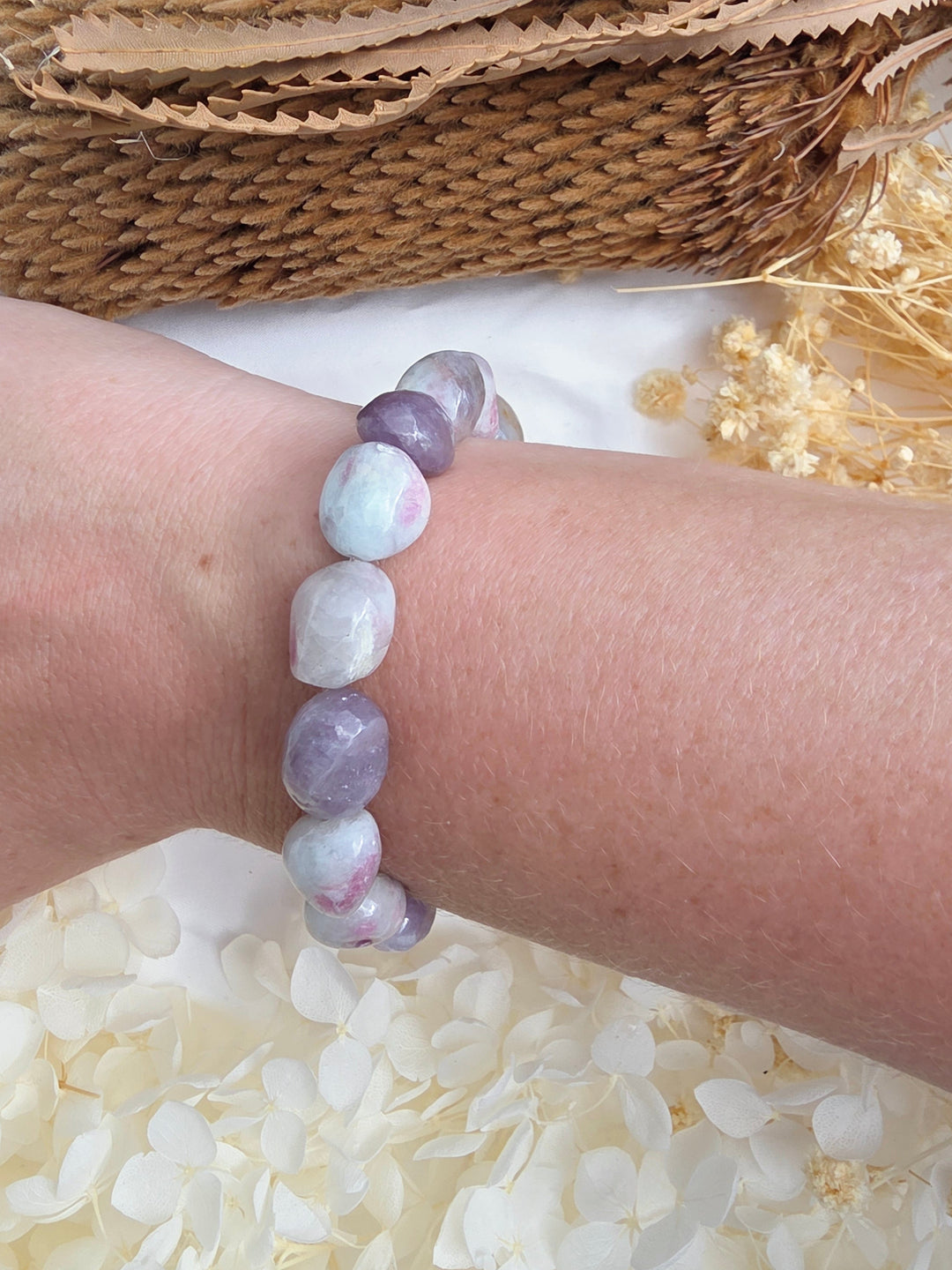 Pink Tourmaline Bracelet - 8/10mm