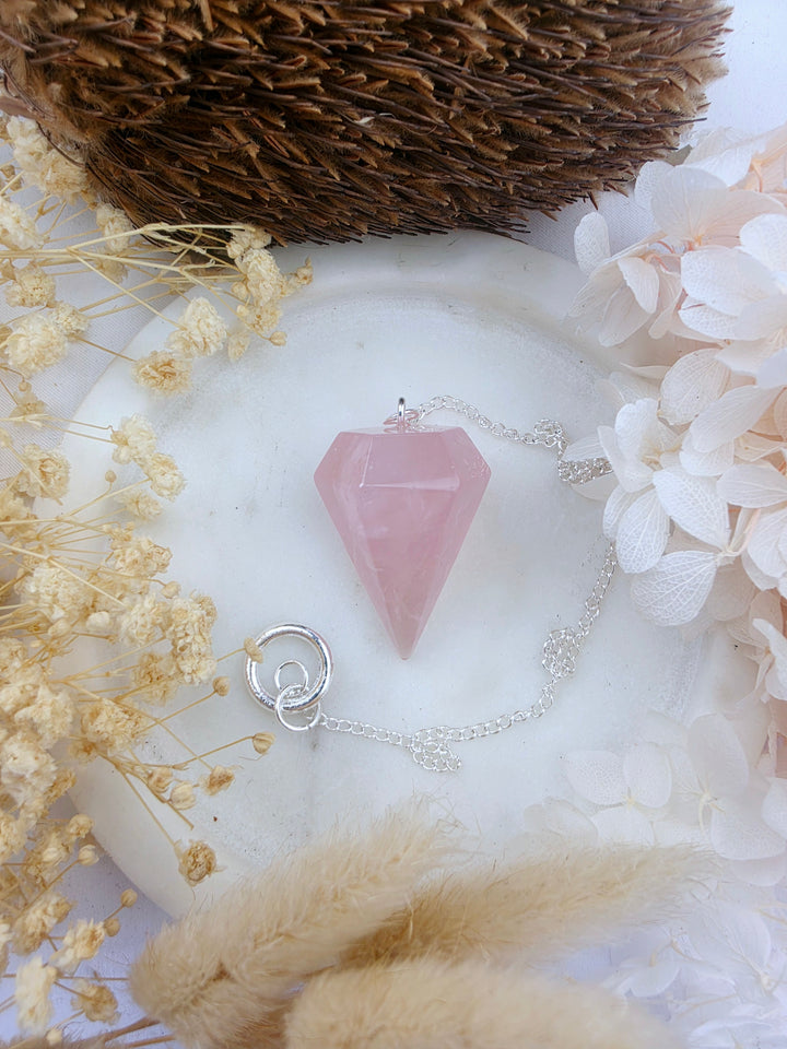 Rose Quartz Pendulum