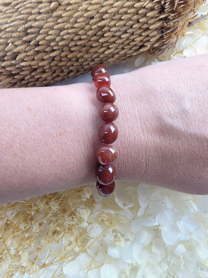 Carnelian Bracelet - 8/10mm — The Creative Fire