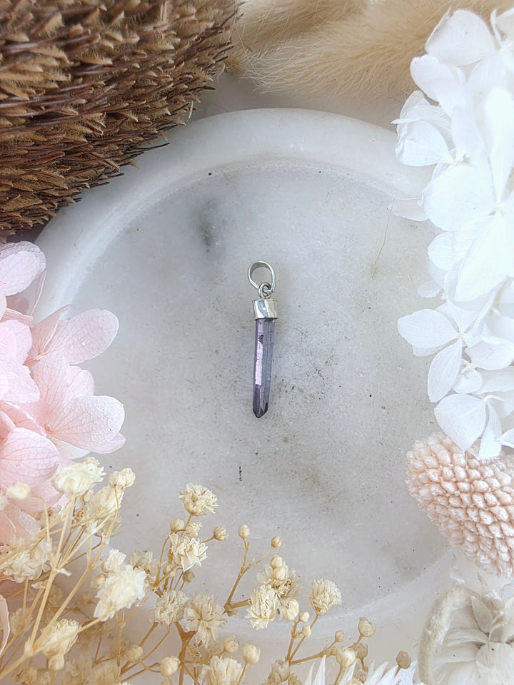 Tanzine Aura Silver Pendant