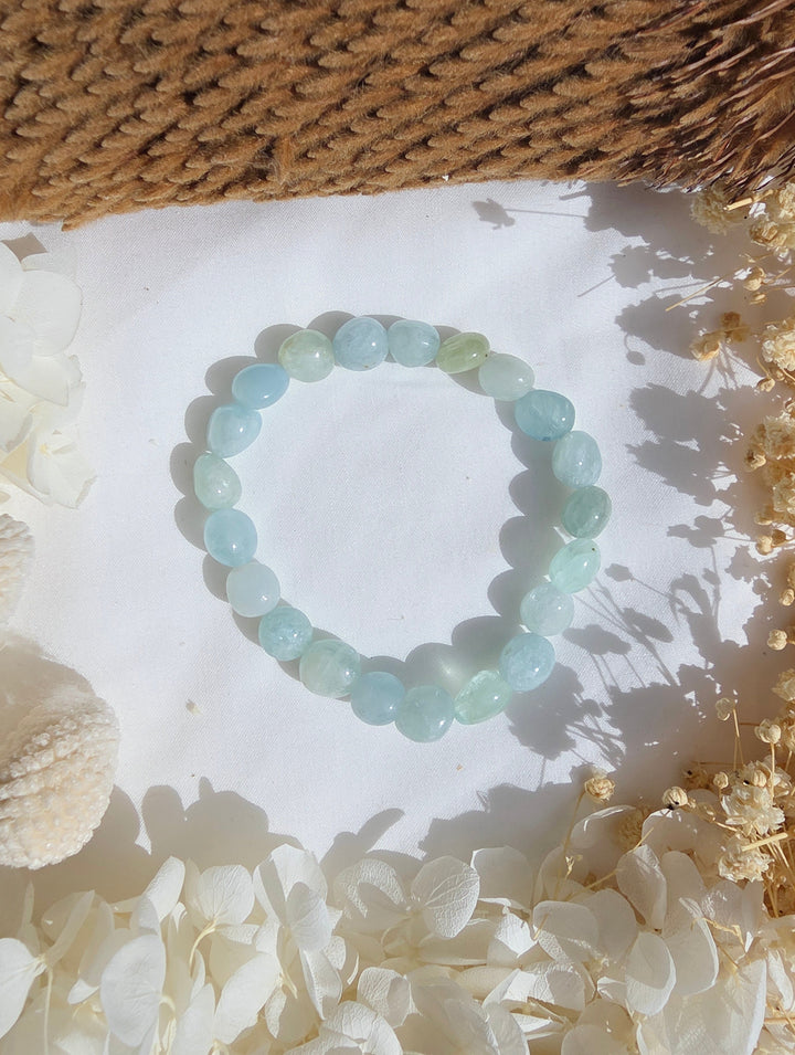 Aquamarine Bracelet - 8/12mm