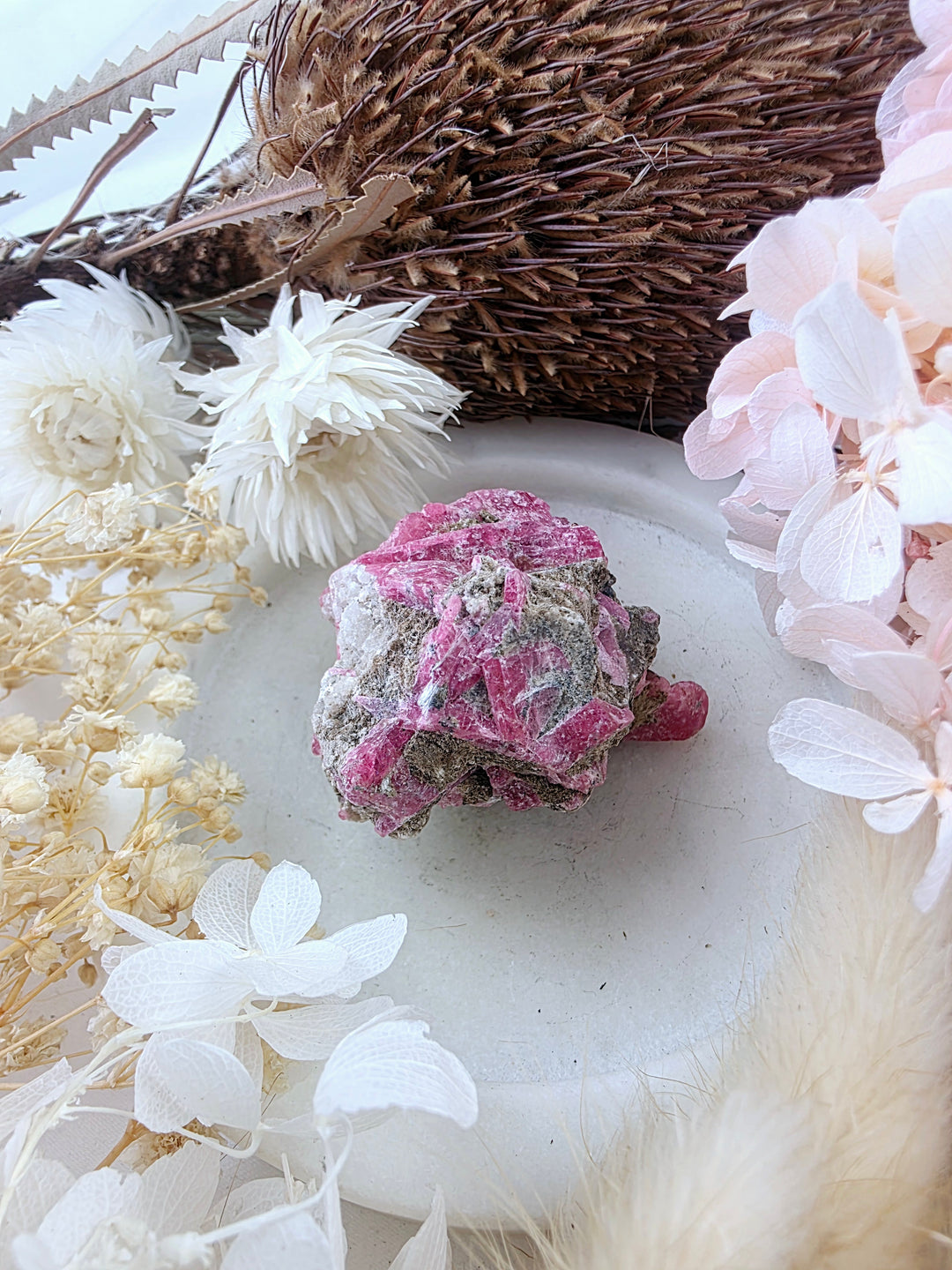 Rhodonite Natural Cluster