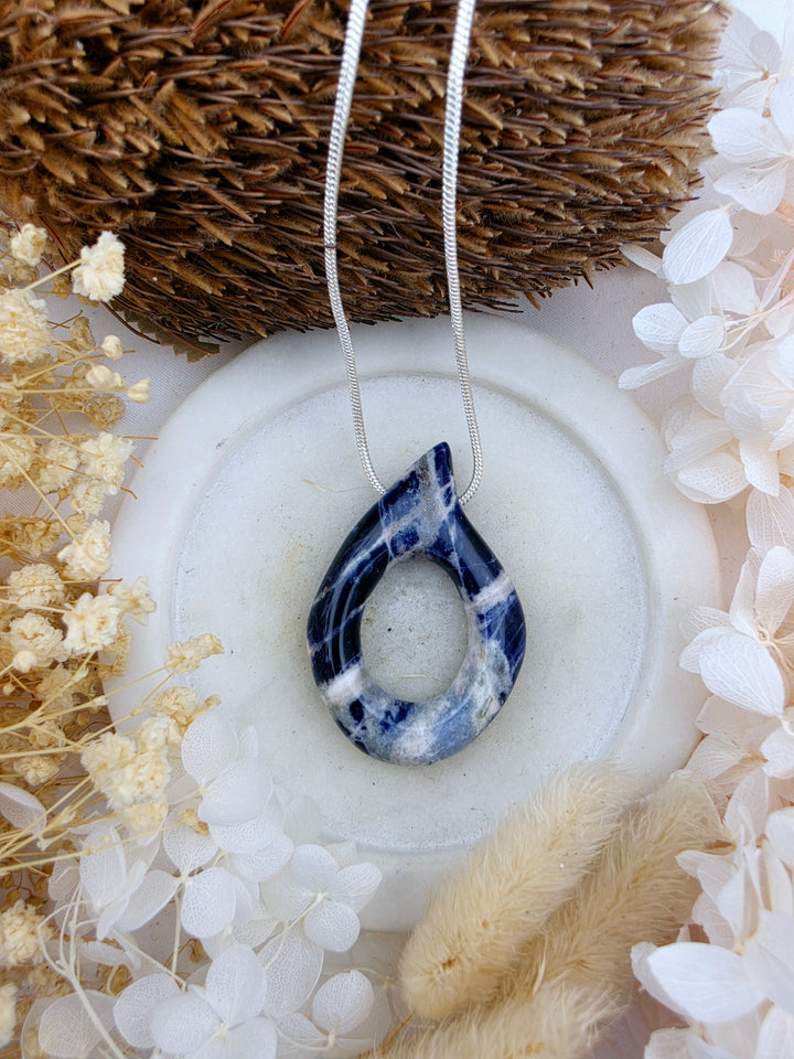 Sodalite Tear Drop Pendant