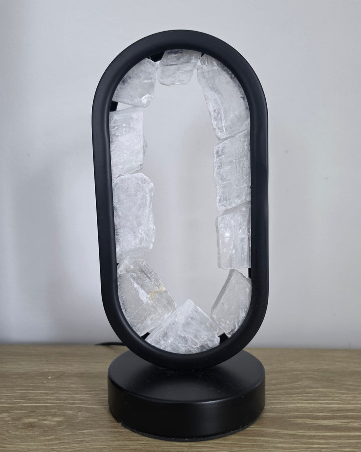 Selenite Star Gate Lamp