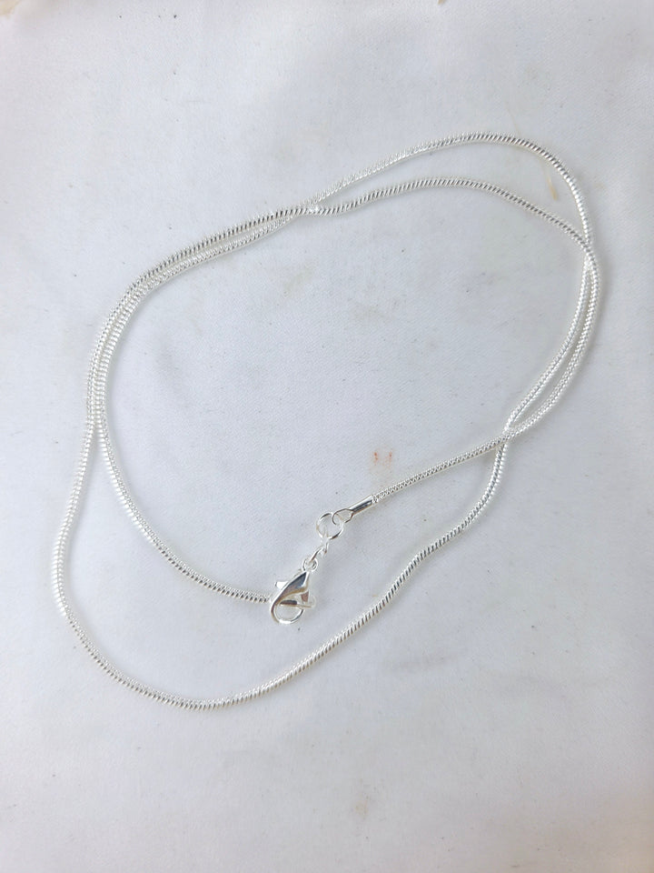 Sterling Silver 925 Chain 2mm Snake Chain Necklace 20 inches