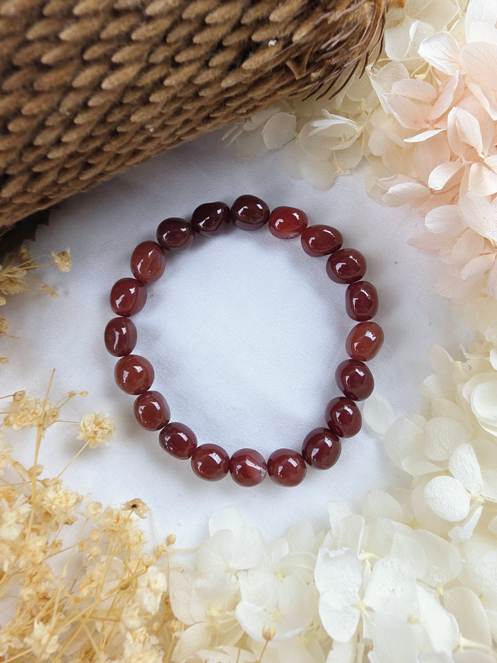 Carnelian Bracelet - 8/10mm — The Creative Fire