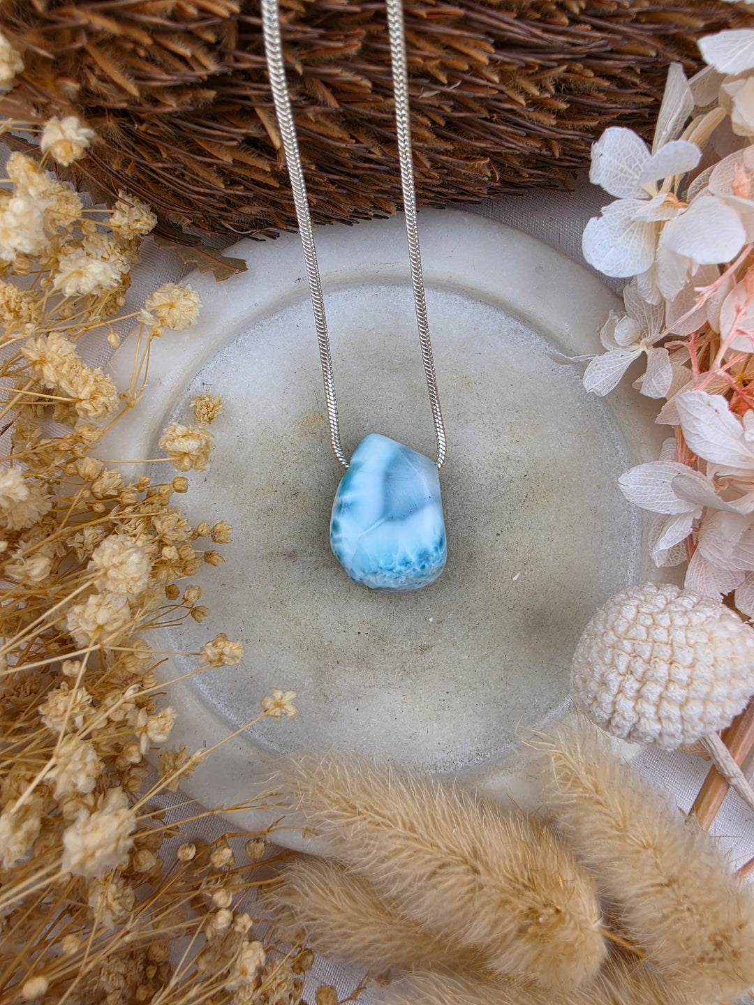Larimar Pendant