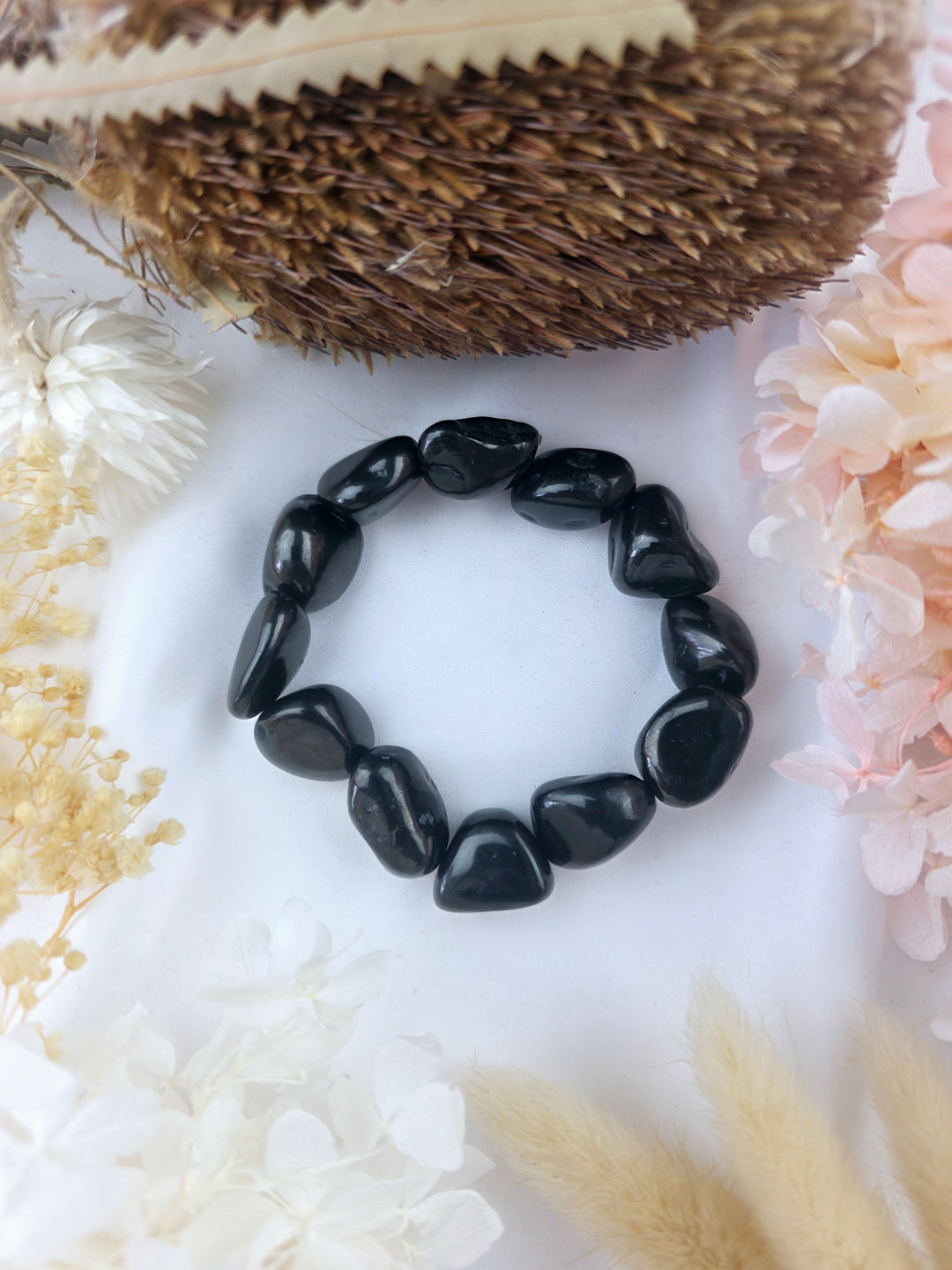 Shungite Bracelet - Tumbled 18/25mm