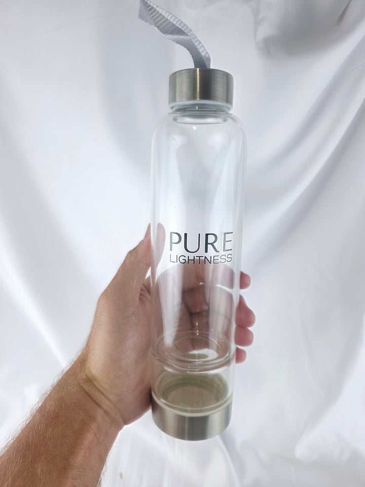 Water Bottle With Crystal Infusion Chamber