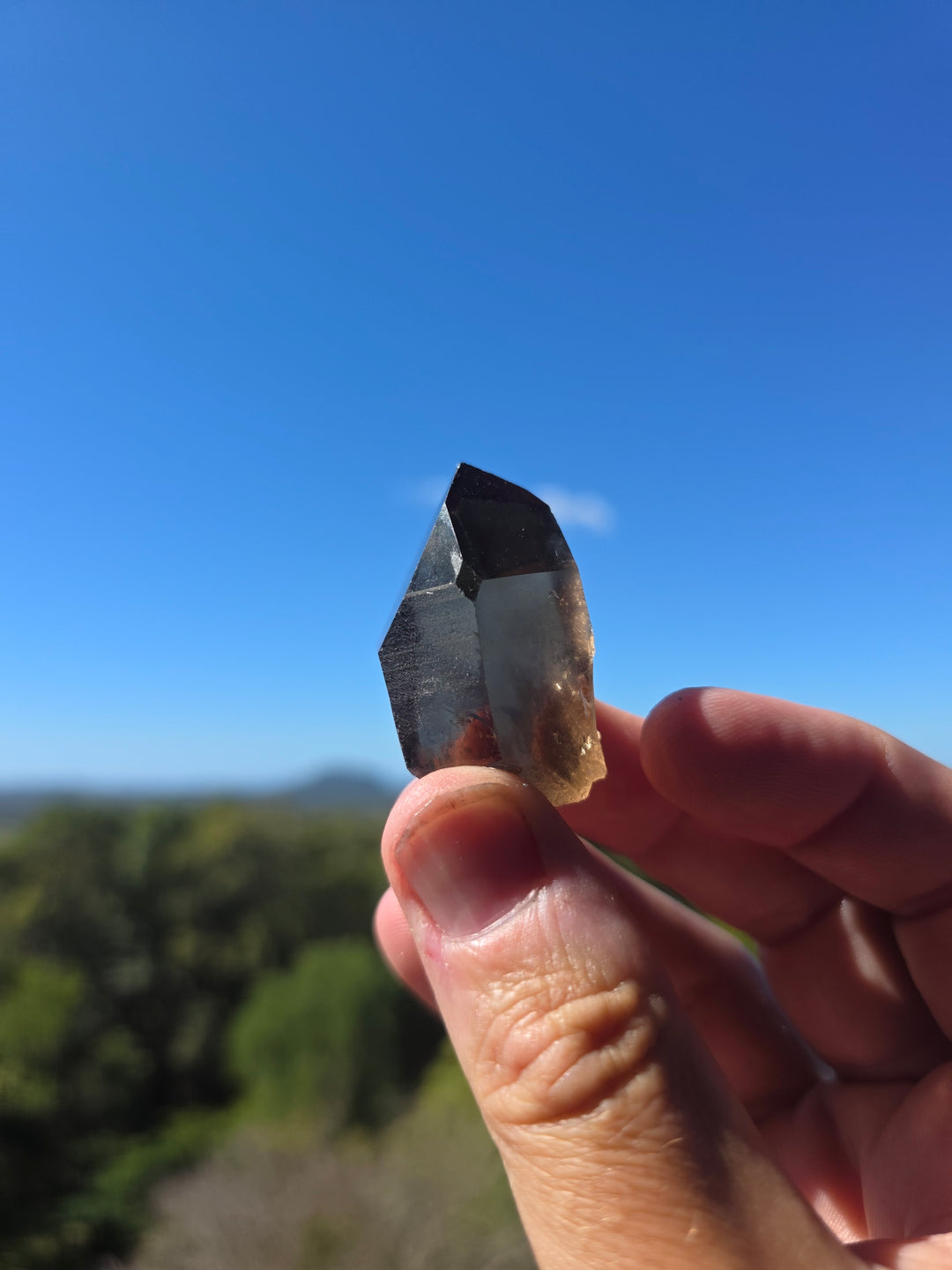 Lemurian Smoky Quartz Tower