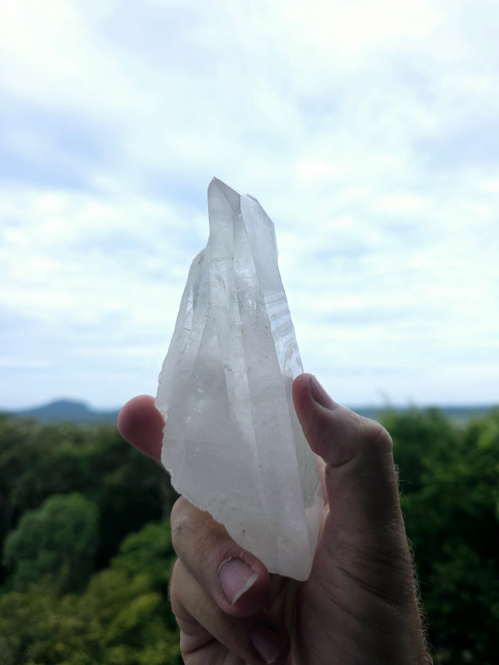 Lemurian Tantric Twin Flame Seed Quartz with Record Keepers