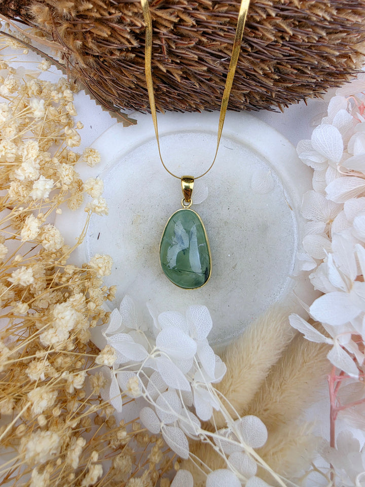 Prehnite Pendant