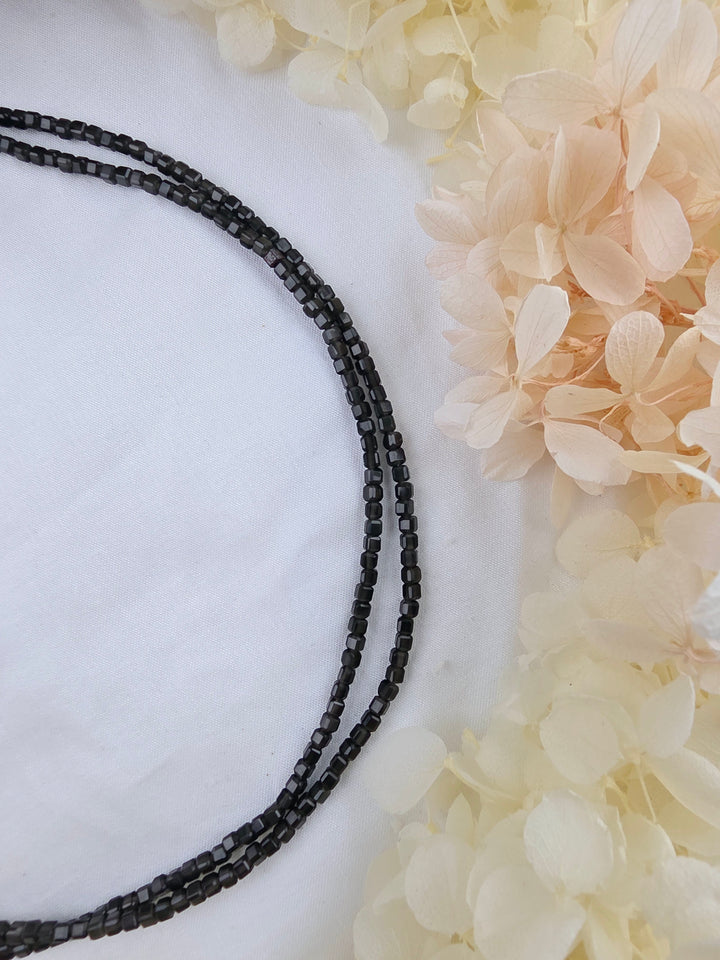 Rainbow Obsidian Faceted Necklace - Safe to Let Go