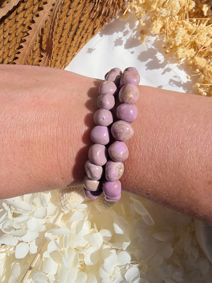 Phosphosiderite Bracelet - 6/8mm
