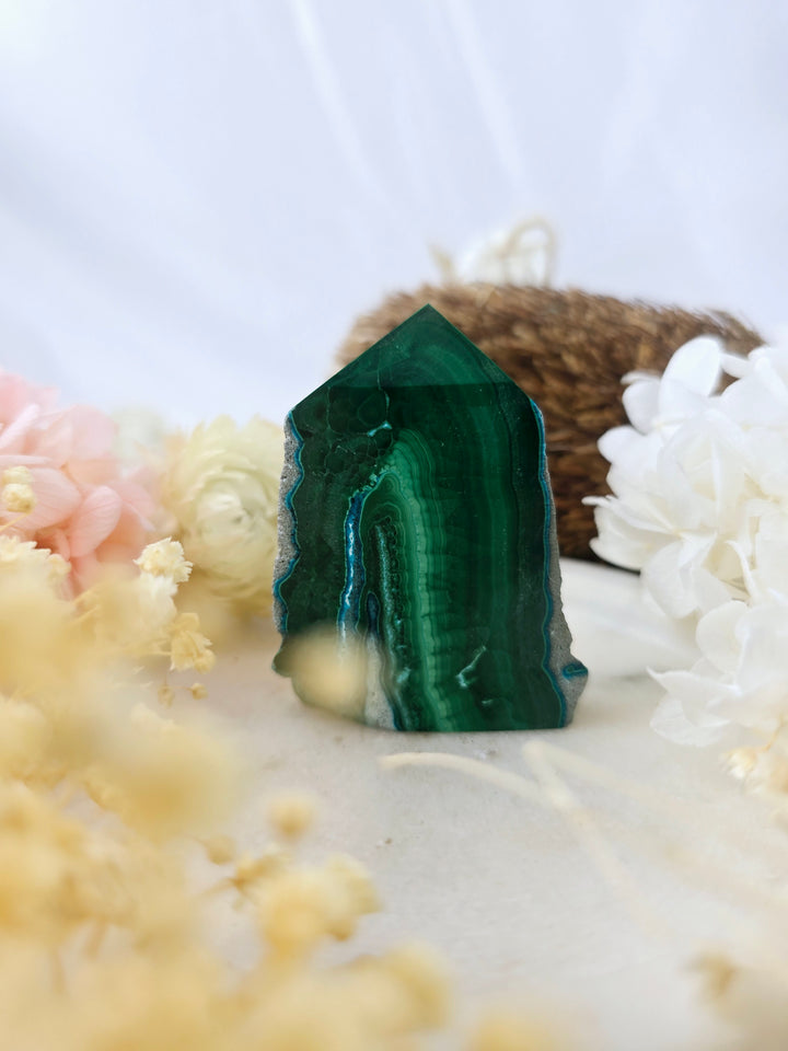 Malachite Chrysocolla Tower