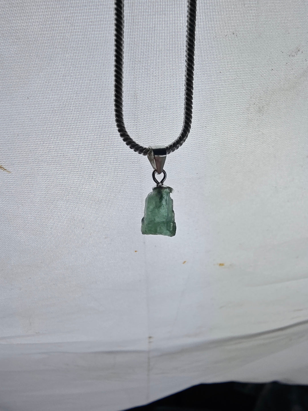 Green & Blue Tourmaline Silver Pendant — Flow & Flourish