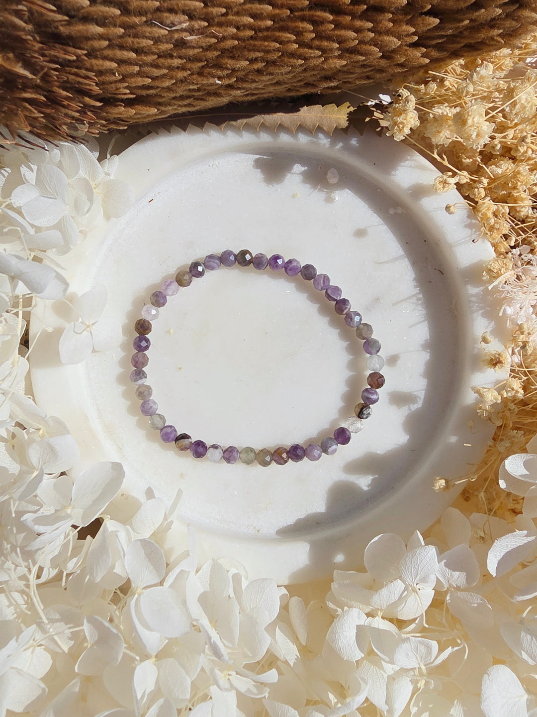 Amethyst Faceted Bracelet - 4mm