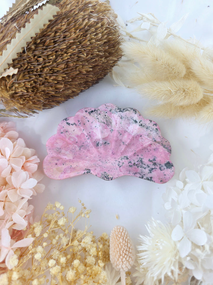 Rhodonite Peruvian Sea Shell