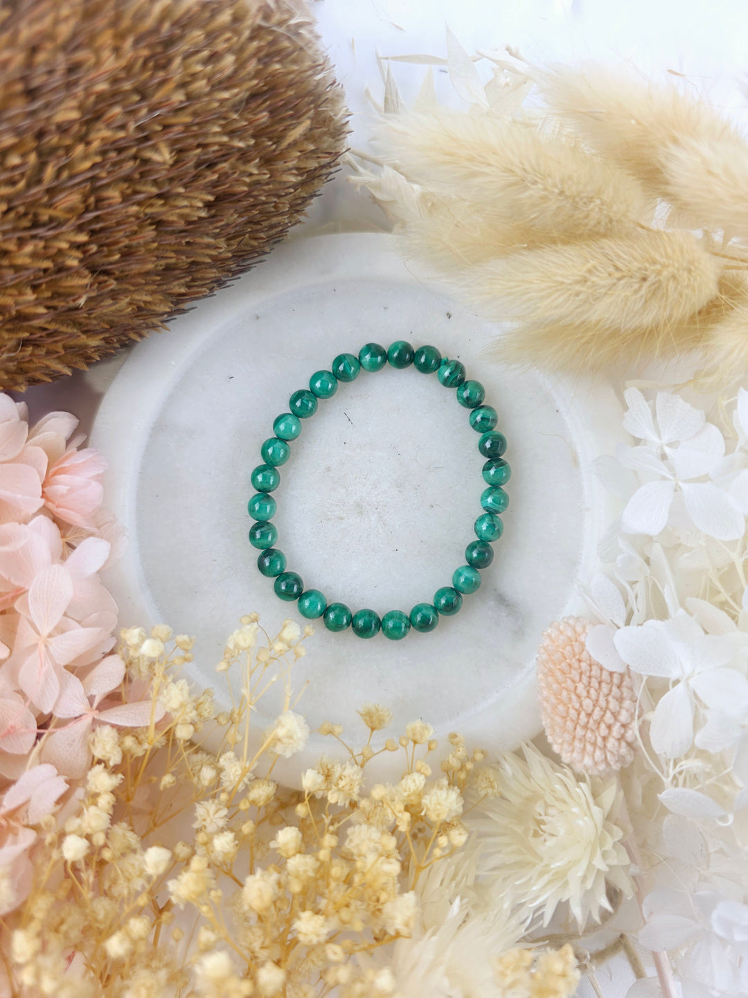 Malachite Bracelet - 6mm #2