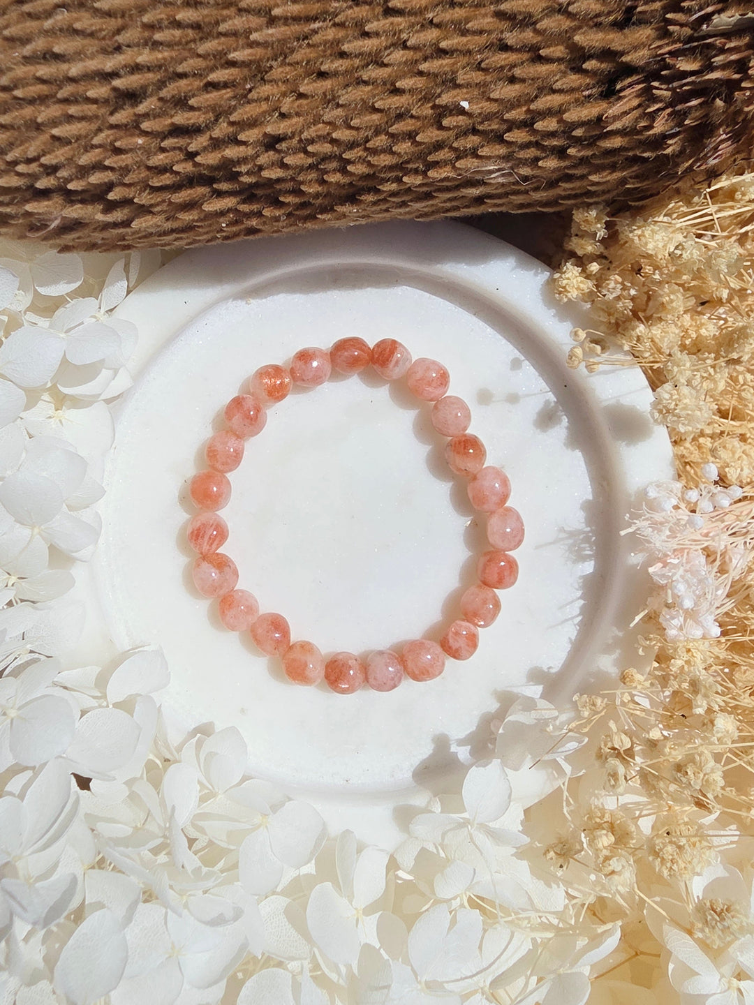 Sunstone Bracelet - 6mm