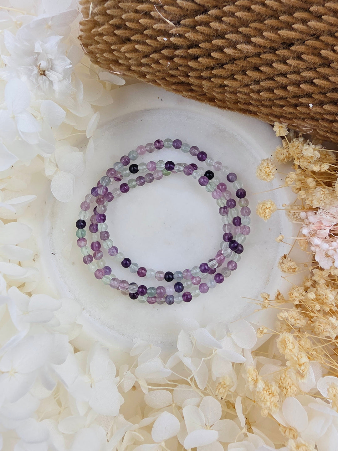 Rainbow Fluorite Bracelet - 4mm