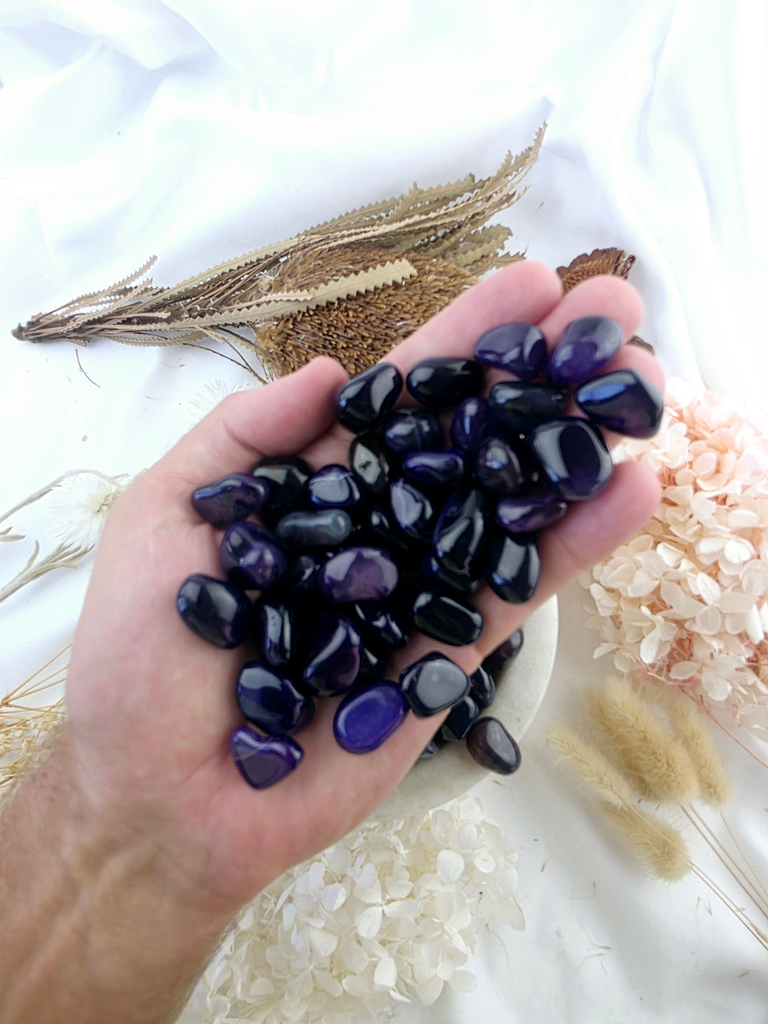 Purple Agate Tumbled Stone