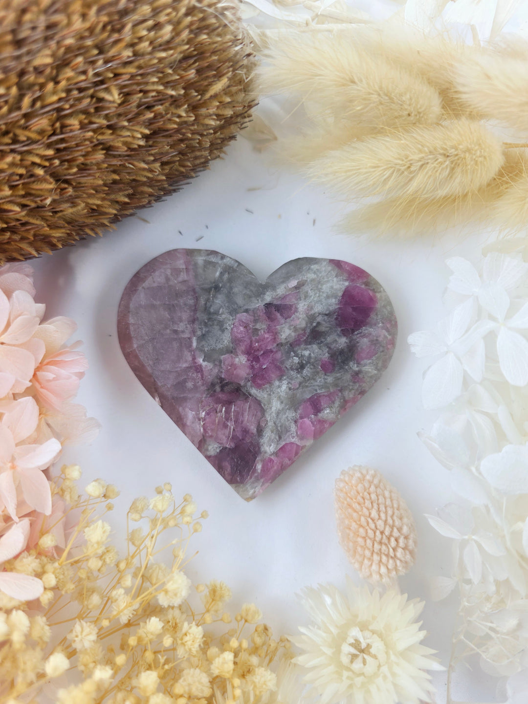 Pink Tourmaline Heart