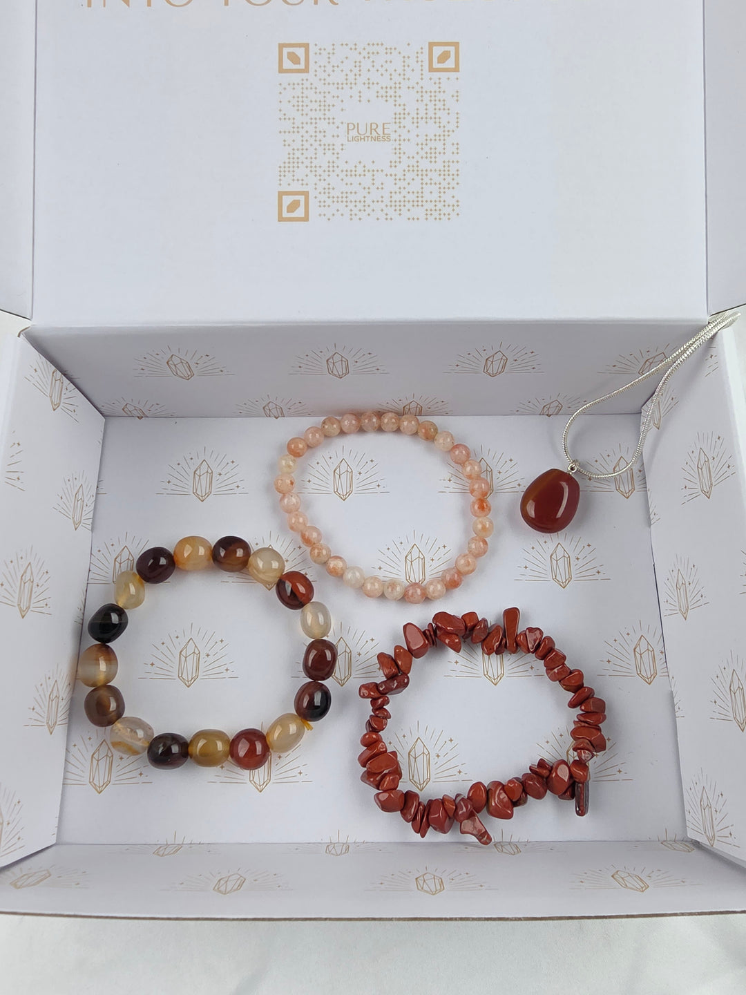 Find Your Fire Bracelets and Pendant - The Confidence set