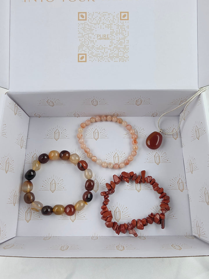 Find Your Fire Bracelets and Pendant - The Confidence set