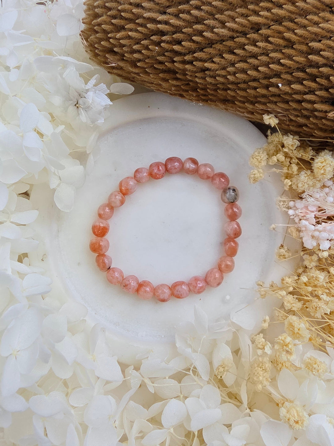 Sunstone Bracelet - 6mm
