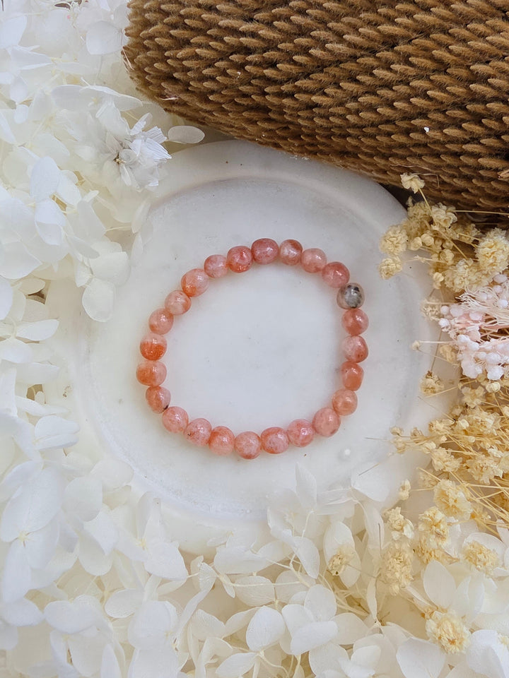 Sunstone Bracelet - 6mm