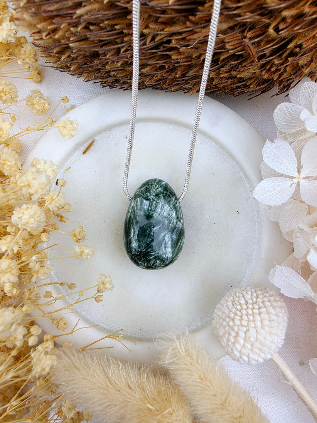 Seraphinite Pendant