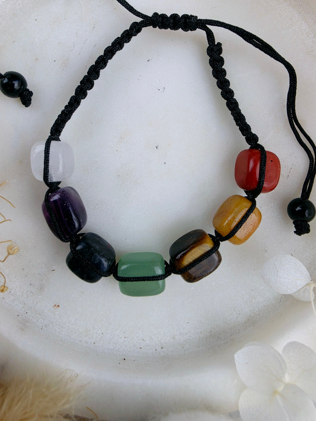 Free Form Chakra Bracelet - Adjustable