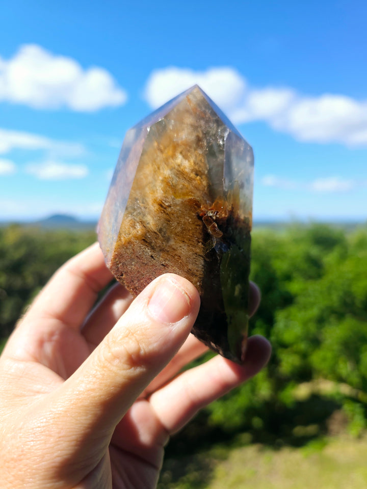 Amphibole Phantom Quartz