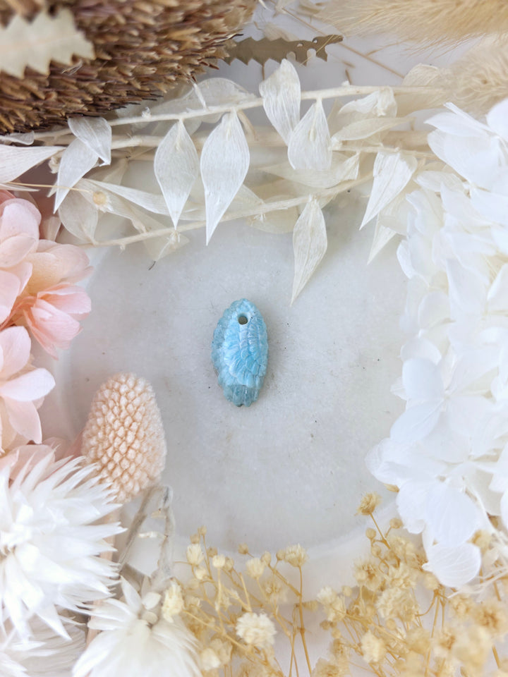 Larimar Angel Wing Pendant