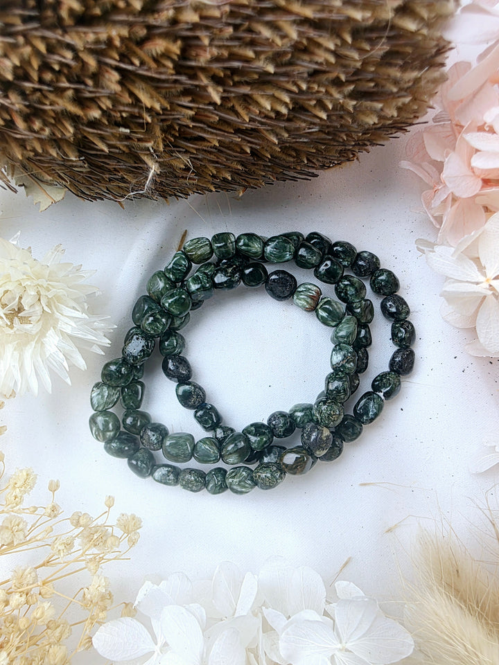 Seraphinite Bracelet - Tumbled