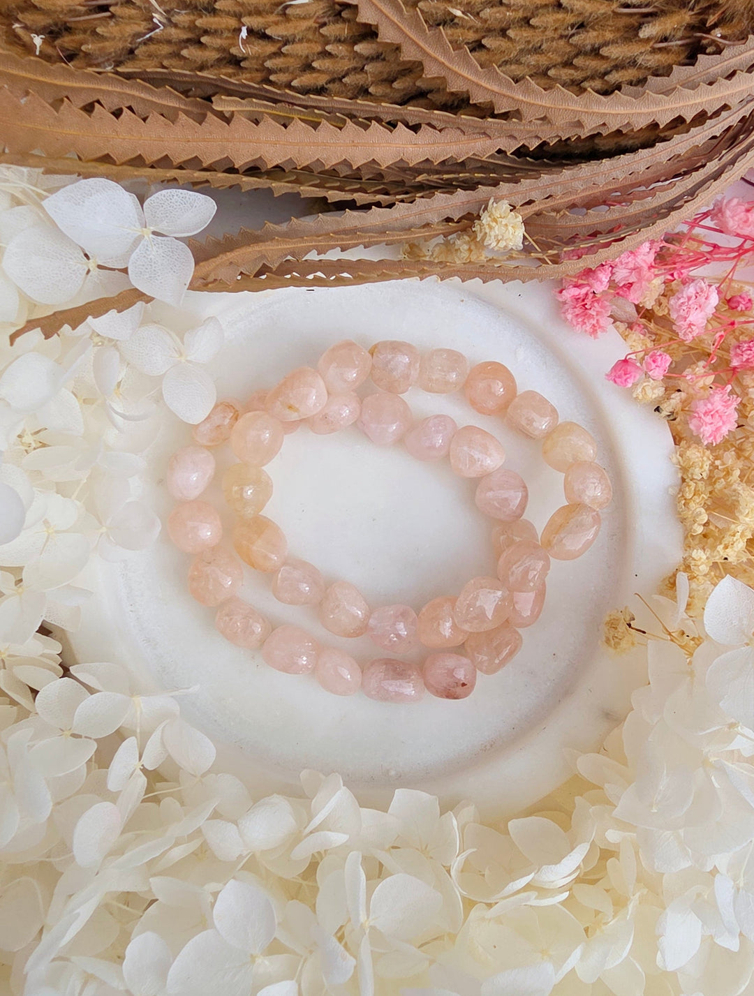 Morganite Bracelet - 8/10mm