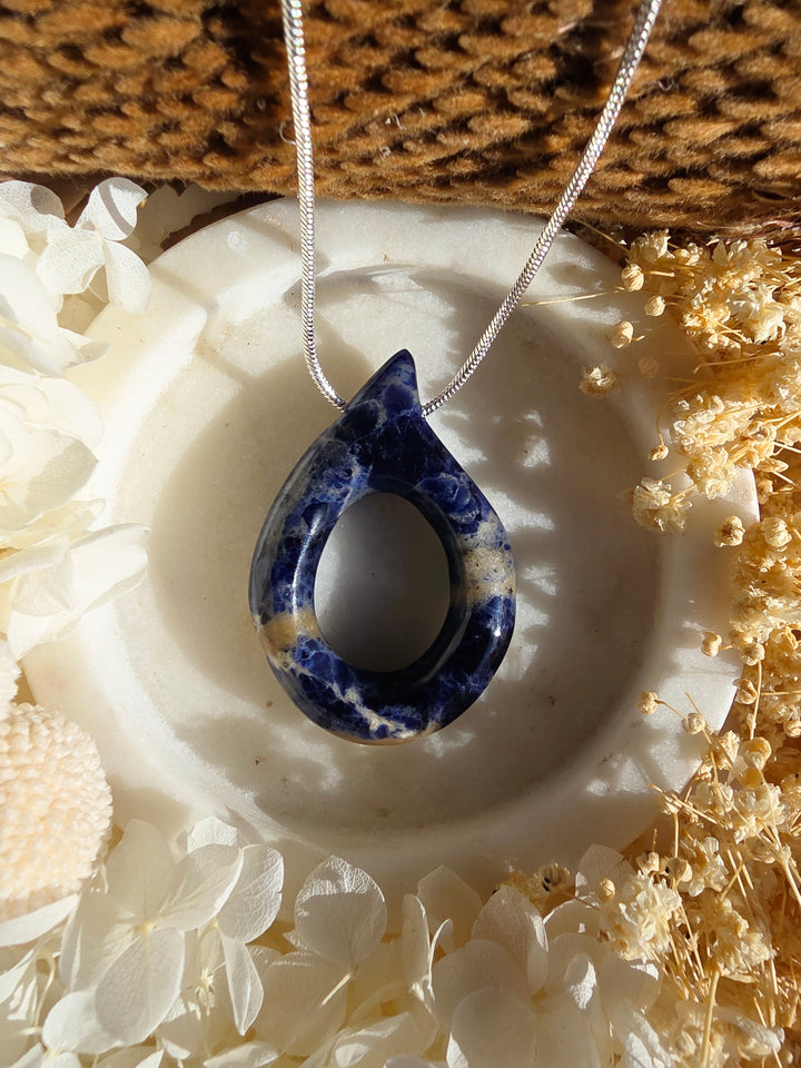 Sodalite Tear Drop Pendant