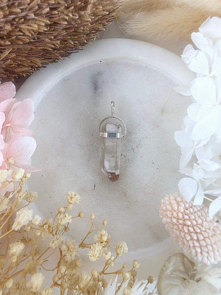 Lithium Quartz Phantom Pendant