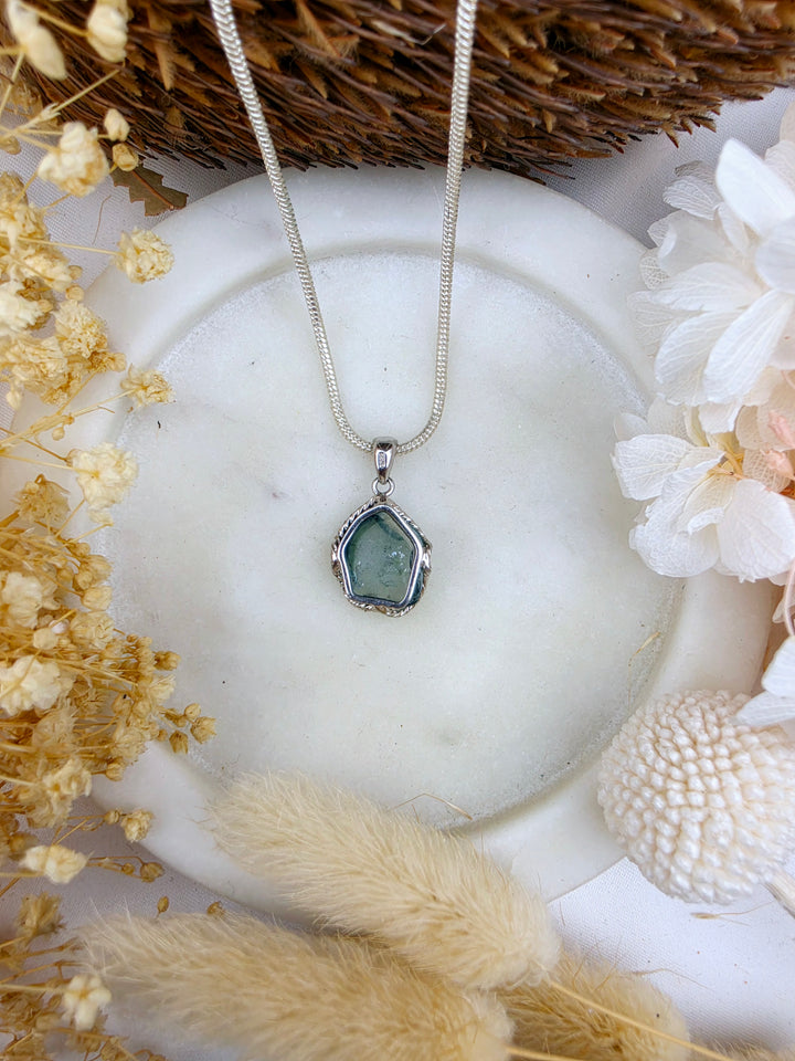 Indicolite (Blue) Tourmaline Silver Pendant