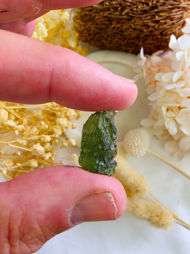 Moldavite Silver Pendant — Manifest & Transform