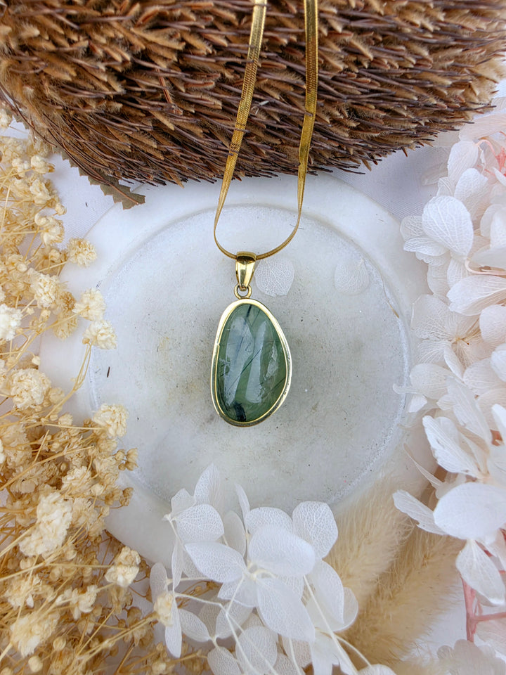 Prehnite Pendant