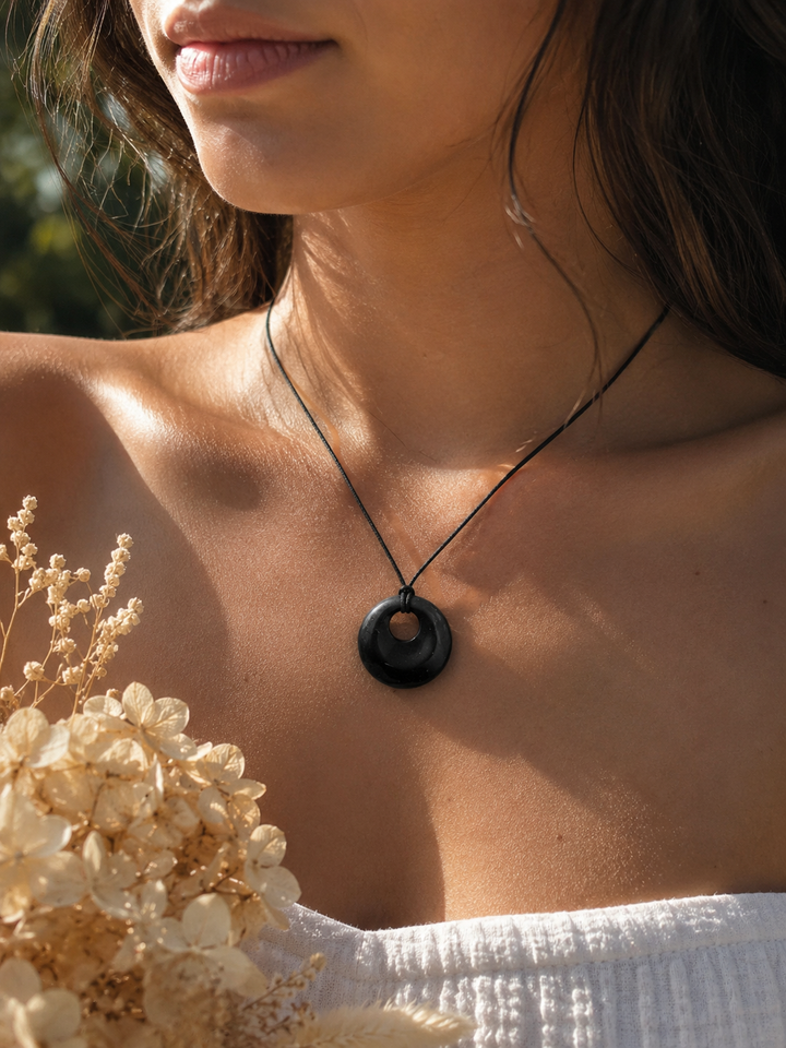 Shungite Eclipse Pendant