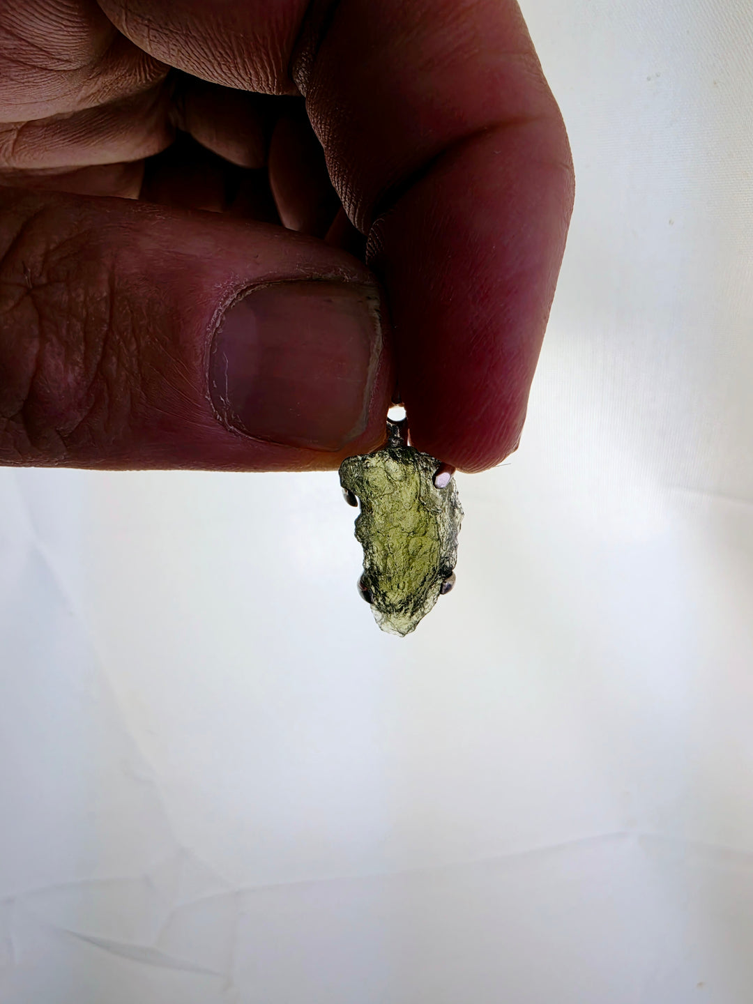 Moldavite Silver Pendant — Manifest & Transform