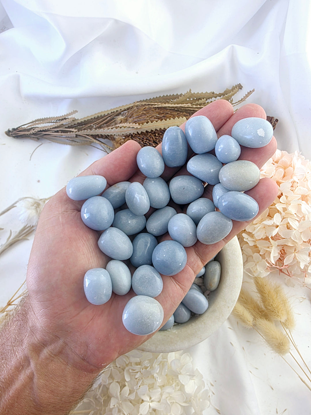 Angelite Tumbled Stone