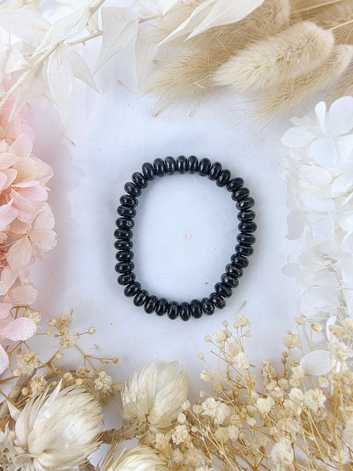 Shungite Bracelet - Rondelle 8mm