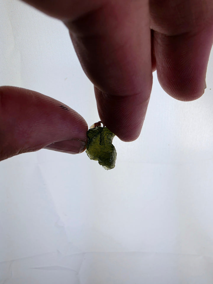 Moldavite Silver Pendant — Manifest & Transform