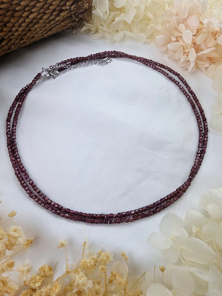 Garnet Faceted Necklace - Rekindled